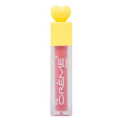 The Crème Shop Lip Oil Elixir - Korean Lip Gloss Oil Formulated with Jojoba & Hyaluronic Acid to Hydrate, Soften, and Moisturize Lips - Subtle Sheer