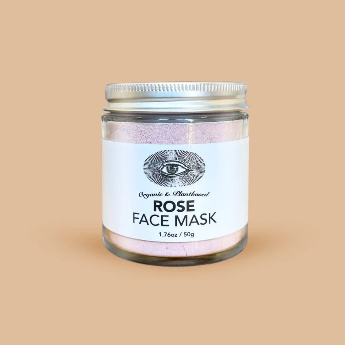 Anima Mundi Apothecary Rose Clay Mask - With Rose, Hibiscus & Mangosteen Powder - Hydrating & Purifying Mask with Soothing White Kaolin Clay + Aloe
