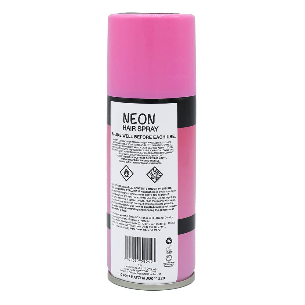 CAI Beauty NYC Hair and Body Glitter Spray (Neon Pink)