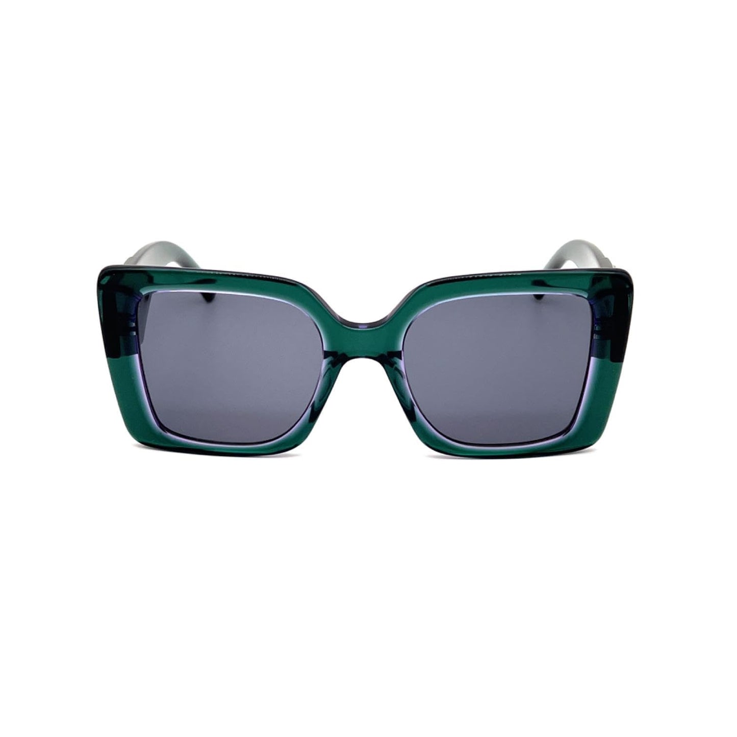 KARL LAGERFELD Women's Sunglasses, 427 Petrol/Lilac, 52