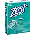 Zest Bath Bars Soap 4oz 8ct Aqua 2-Pack