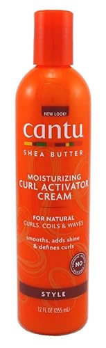 Cantu Natural Hair Curl Activator Cream 12 Ounce (354ml) (3 Pack)