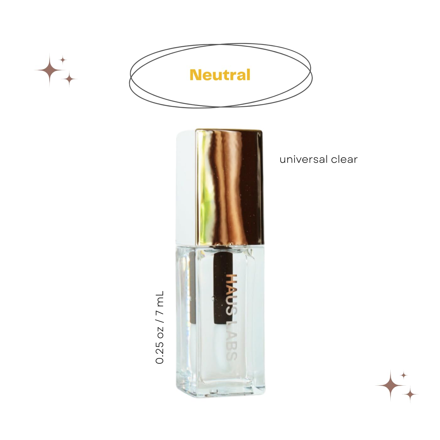 HAUS LABS BY LADY GAGA PhD Hybrid Lip Oil Neutral