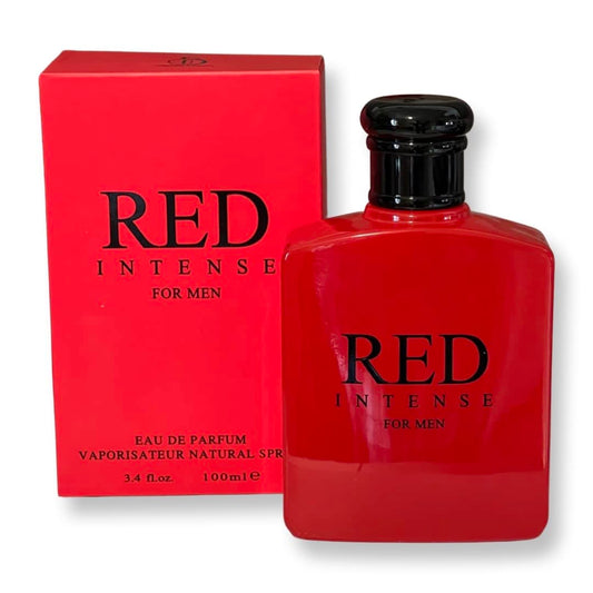 United Scents Red Intense Eau de Parfum for Men 3.4 Fl Oz | Top Notes: Cranberry, Grapefruit, Italian Lemon