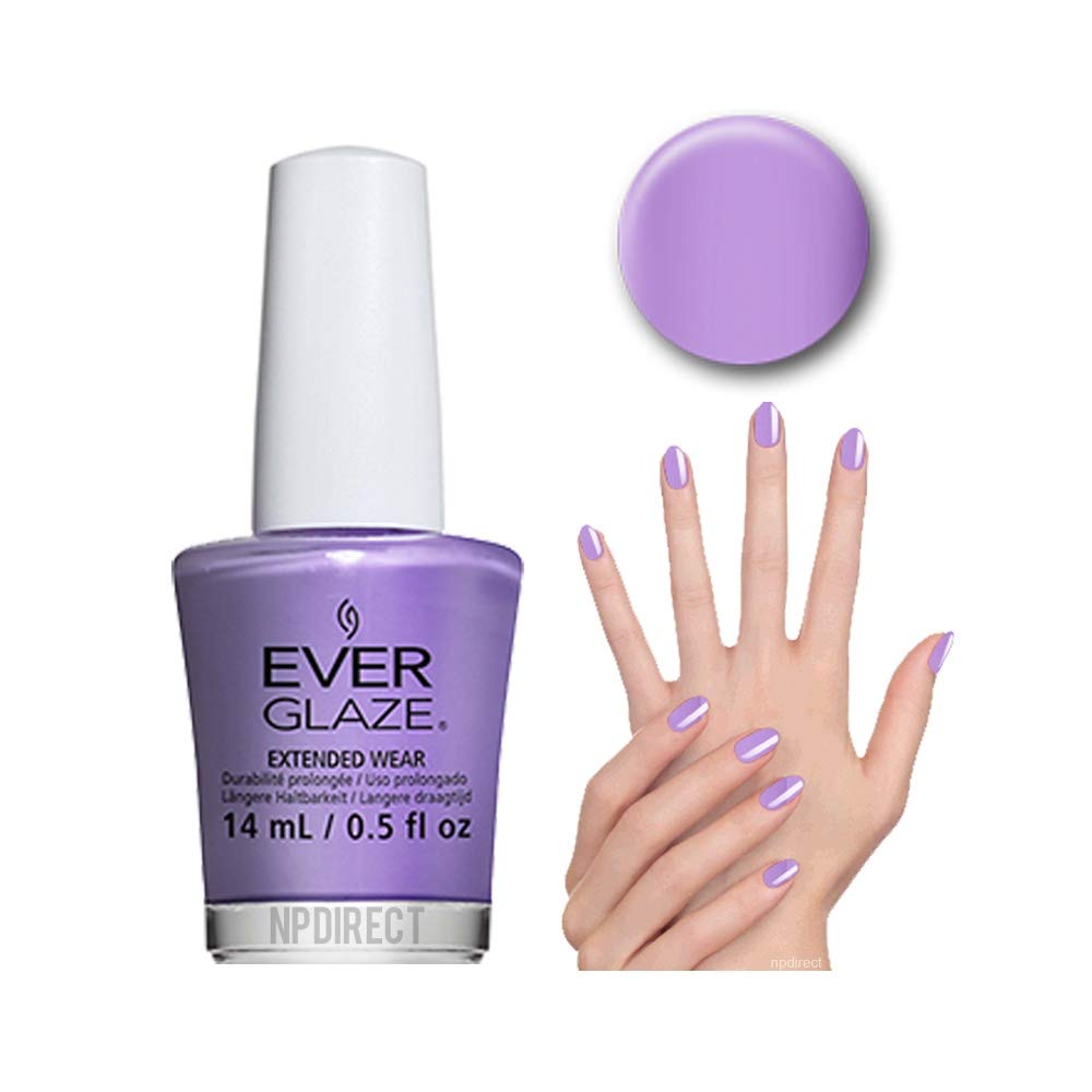 China Glaze EverGlaze Extended Wear Nail Lacquer, I Lilac It Beauty & Personal Care China Glaze
