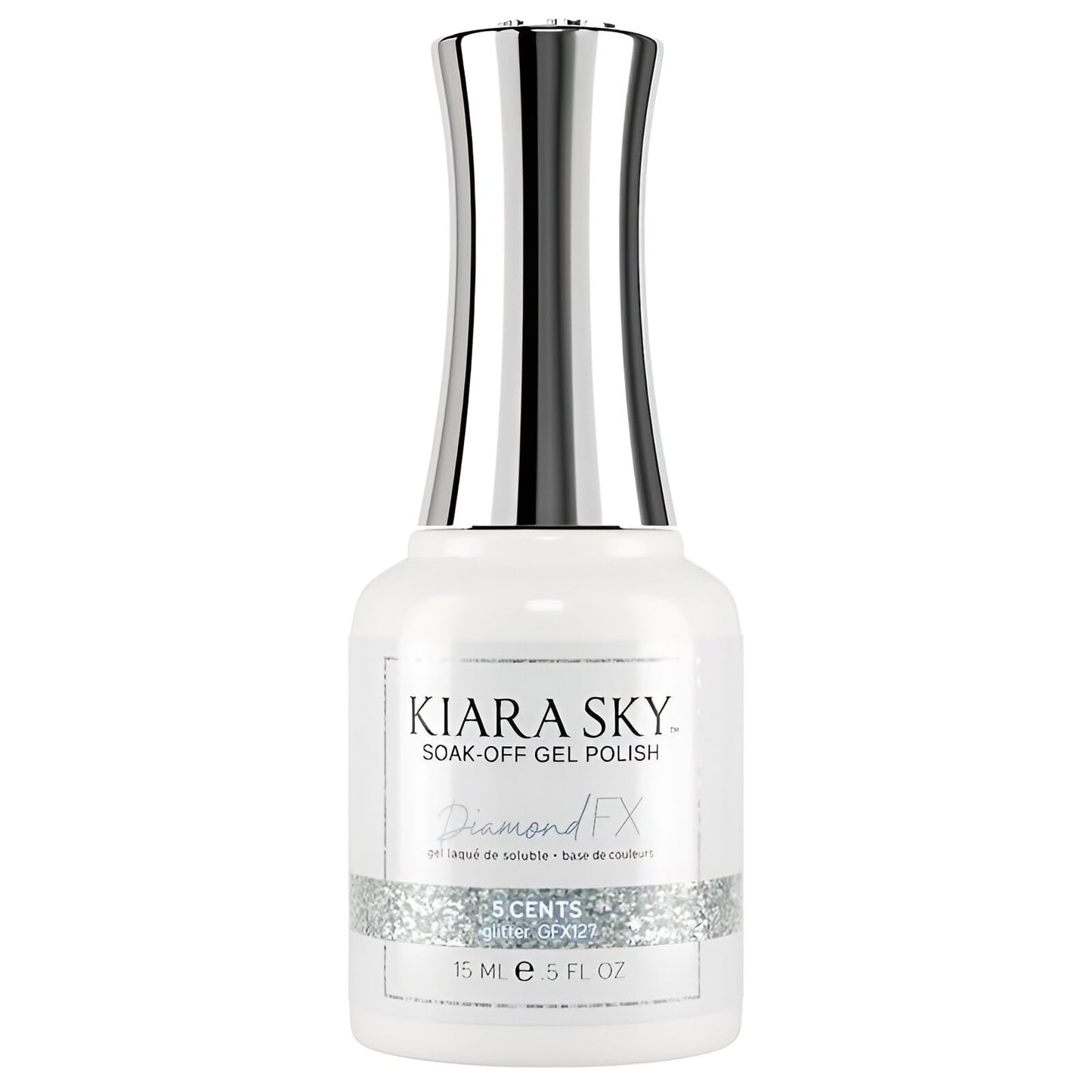 KIARA SKY Soak Off Gel Nail Polish DIAMOND FX 0.5 fl oz, 5 CENTS (GFX127) Beauty & Personal Care KIARA SKY