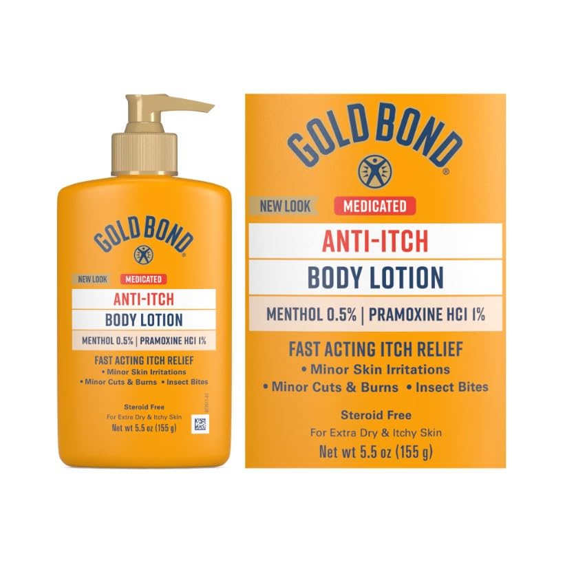 Gold Bond Anti-Itch Lotion 5.50 oz (Pack of 8) - Packaging May Vary