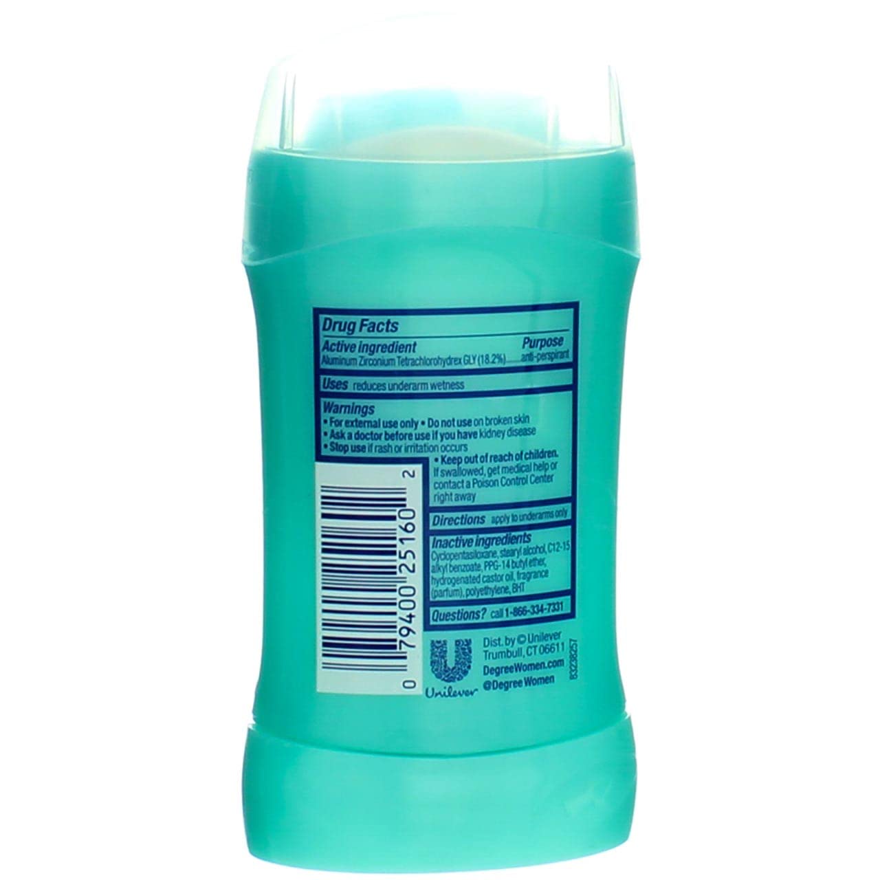 Degree Women Anti-Perspirant and Deodorant Invisible Solid, Shower Clean 1.6 oz (Pack of 8) Beauty and Personal Care Degree