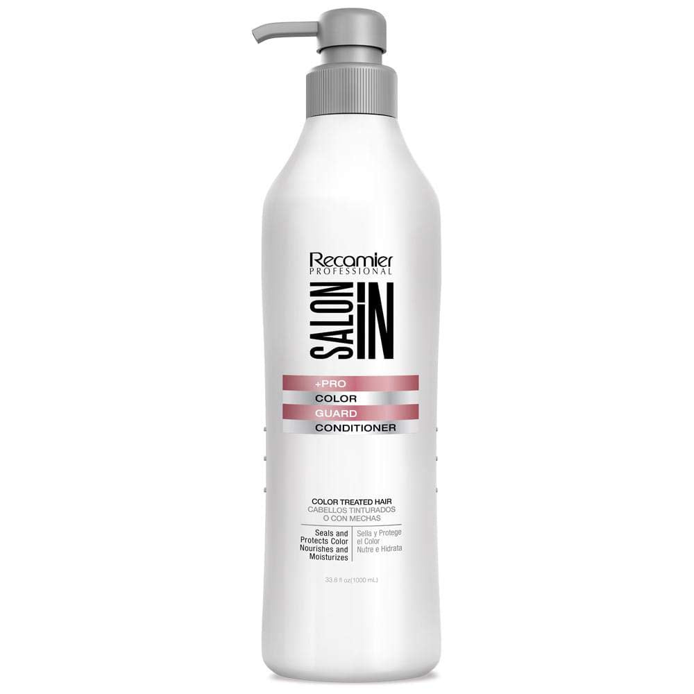 Salon In by Recamier | Color Guard Shampoo and Conditioner Set + Leave-On Treatment for Color-Treated Hair | Helps Preserve Vibrancy in Dyed Hair |