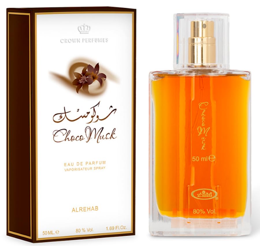 Al-Rehab Choco Musk Eau de Parfum Spray for Women, 1.65 oz/50 ml Beauty and Personal Care Al-Rehab