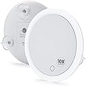 Mavoro 6.8" LED Magnifying Mirror with 3 Strong Suction Cups | 10X Magnification | Portable Lighted Travel Makeup & Cosmetic Mirror with Light (4 AAA