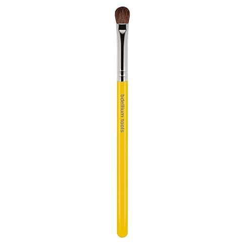Bdellium Tools Professional Makeup Brush - Studio Series 777 Shadow - With Soft Natural Fibers, For Applying Shadow (Yellow, 1pc)