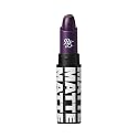 Ruby Kisses Lipstick, Matte Finish, Long-Lasting, Highly Pigmented, Smooth Apply, Full Coverage Lip Color Makeup (Heroin Purple)