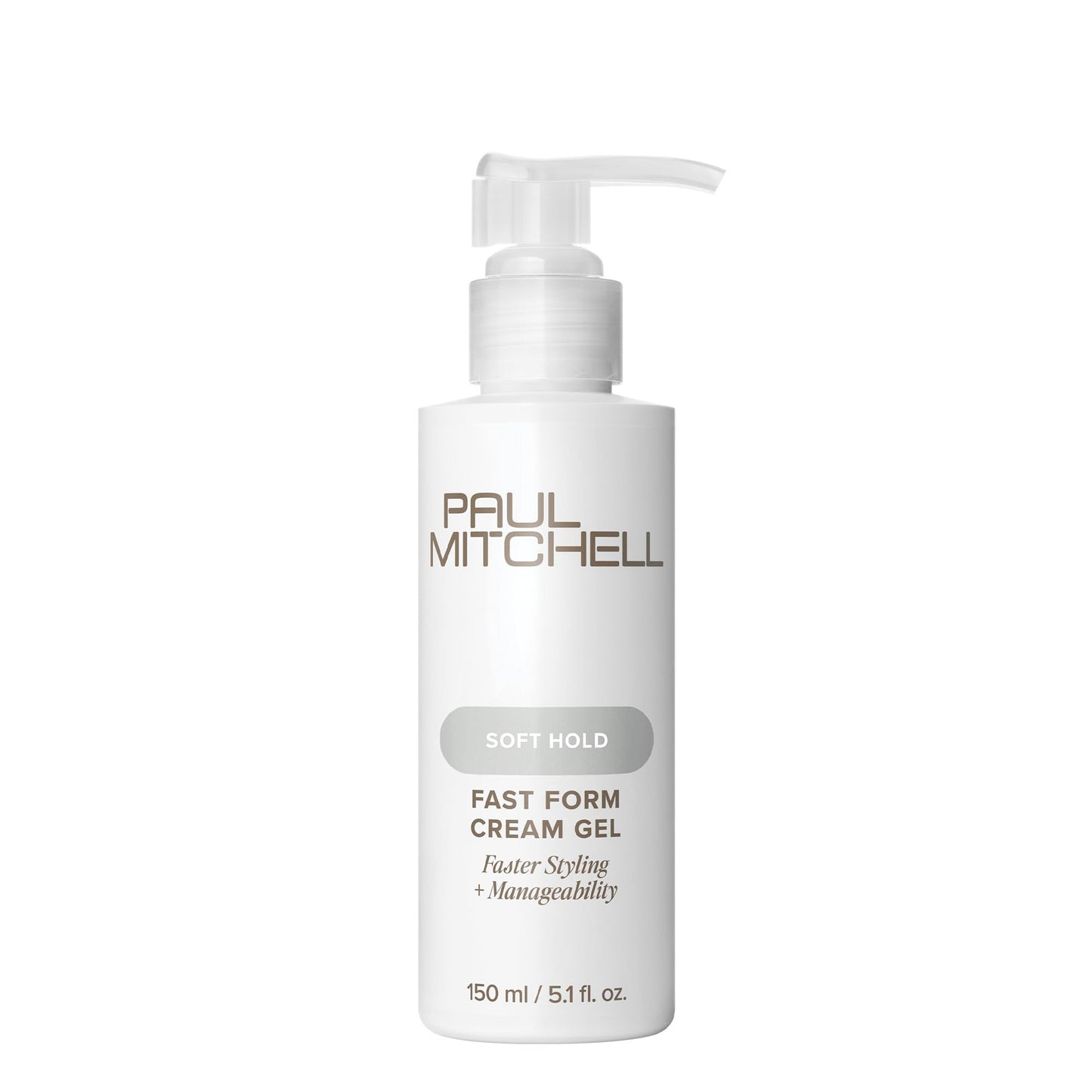 Paul Mitchell Fast Form Styling Cream Gel, Soft Hold, Faster Styling + Manageability, For All Hair Types, 5.1 fl. Oz