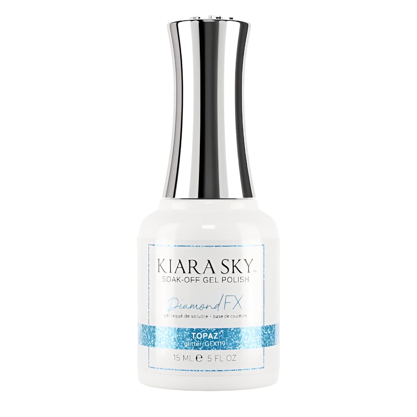 KIARA SKY Diamond FX Reflective Gel Polish (Topaz) Beauty & Personal Care KIARA SKY