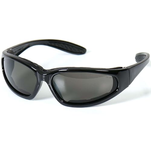 Hot Leathers Titan Sunglasses with Foam Padding SGF1045 - One Size