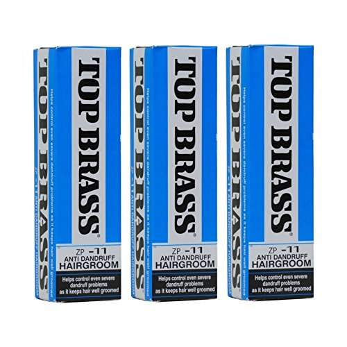 Top Brass Anti Dandruff Hair Cream for Men & Women - Hair Cream for Styling Infused with Beeswax & Candelilla - Relieves Scalp Dryness, Dandruff