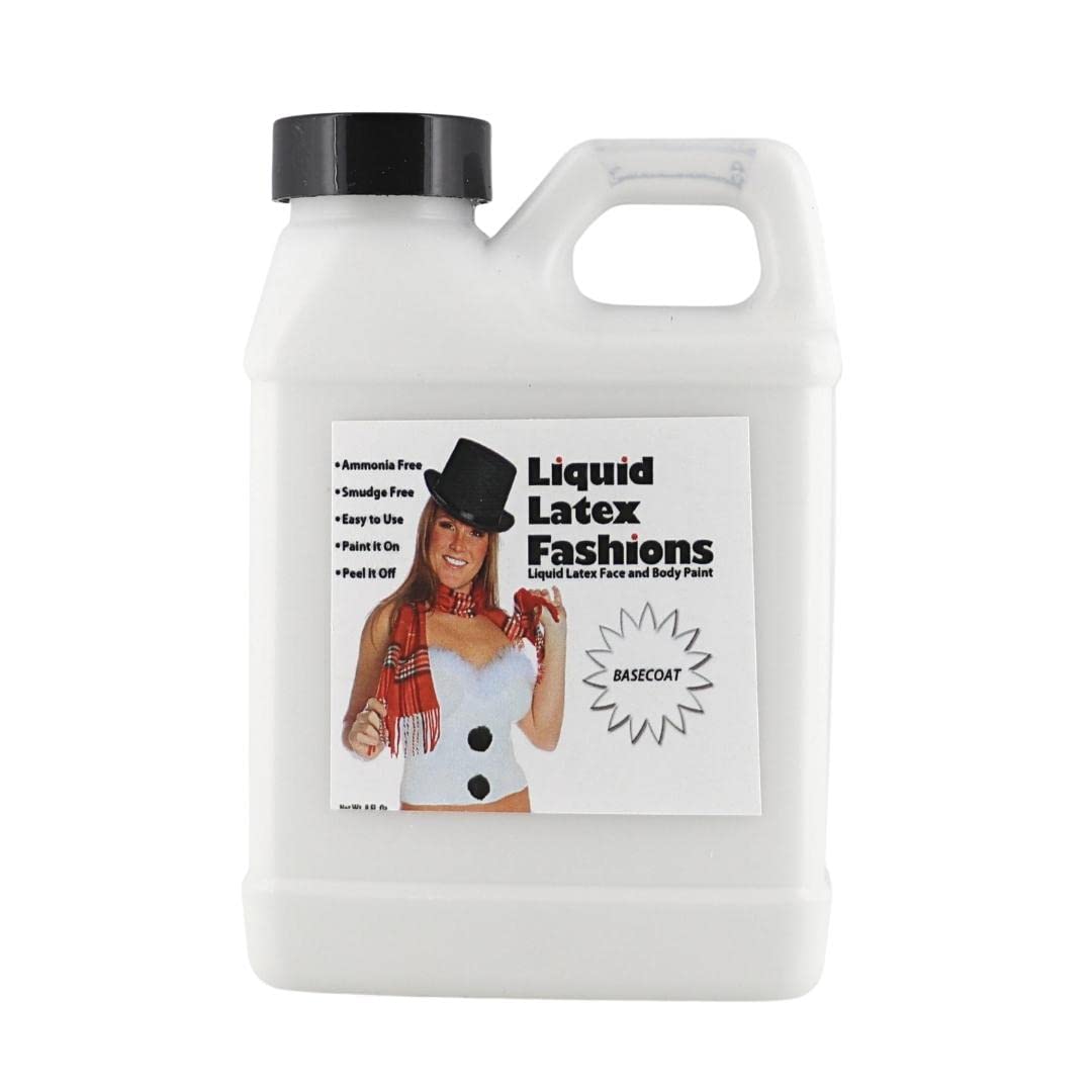 Liquid Latex Fashions - Ammonia Free Halloween Basecoat Face and Body Paint, Ideal for Art, Theater, Parties, School Plays, Cosplays and Concerts- 8