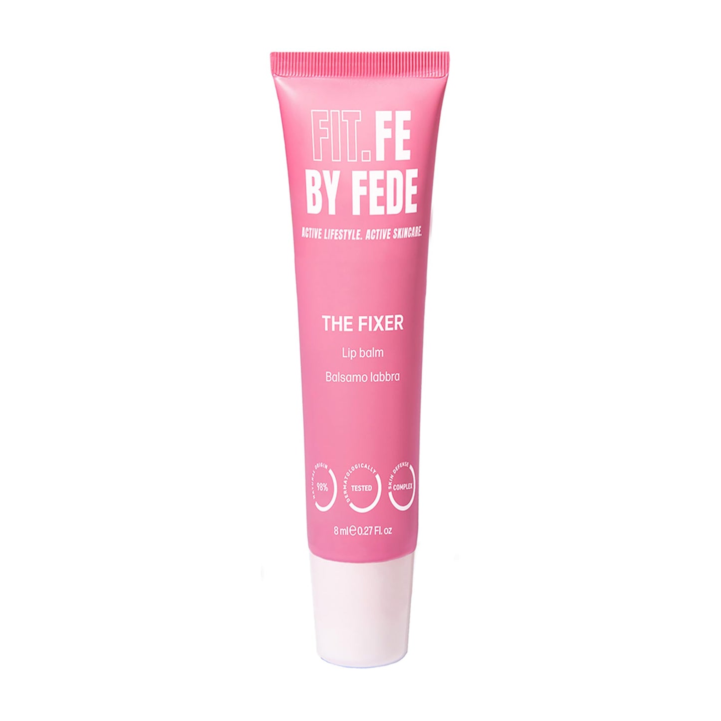 Fit.Fe By Fede The Fixer Lip Balm - Hydrating Lip Balm - Contains Nourishing Shea Butter and Coconut Oil - Protects with Vitamin E - 0.27 oz. Beauty and Personal Care Fit.Fe By Fede
