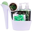 Gift Set for Her - 8 Pc Spa Gift Baskets for Women, Eucalyptus Spearmint Scented Heel Shoe Spa Basket, Luxury Bath Set, Relaxation Spa Gift by Draizee