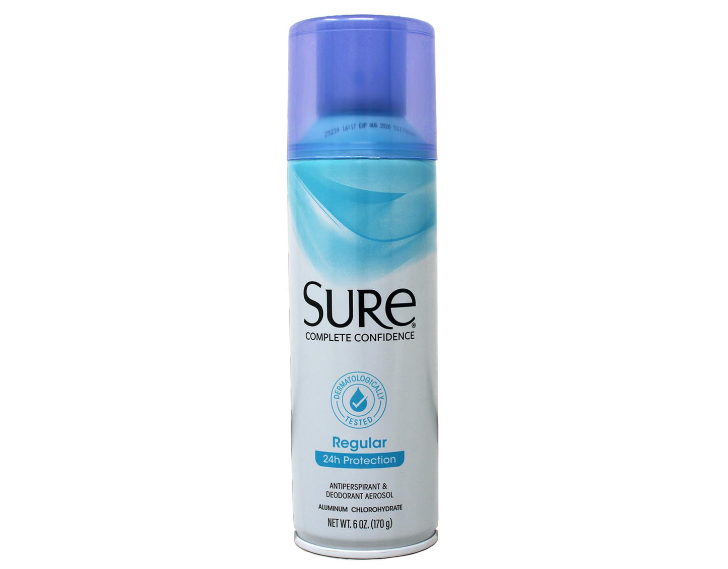 Sure Regular Scent Aerosol Antiperspirant and Deodorant - 24-Hour Protection for Men and Women - Fast Drying Spray Deodorant - 6 oz, Pack of 3 Beauty and Personal Care Sure