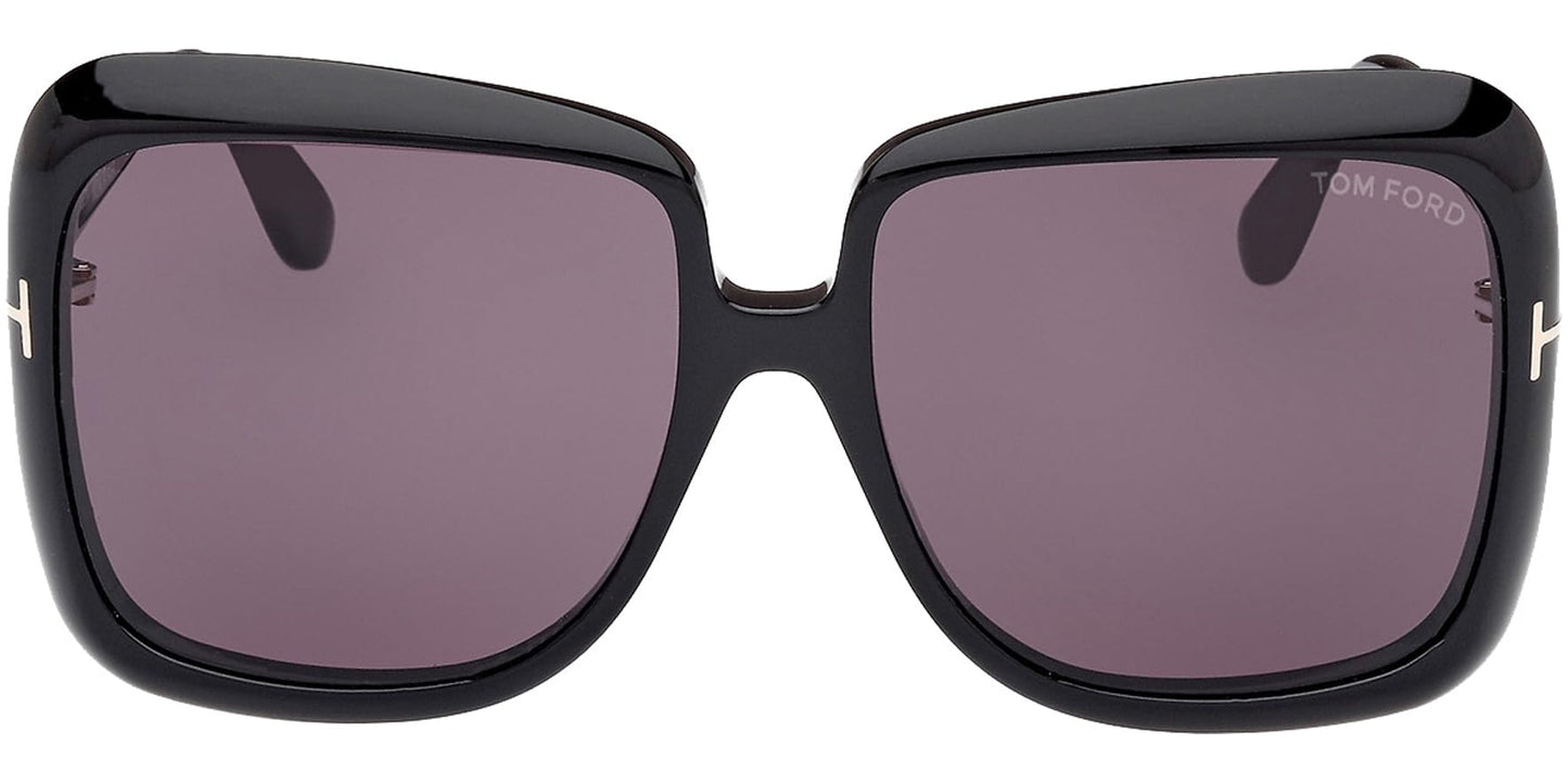 Tom Ford LORELAI FT1156 Black/Smoke Violet 59/16/135 women Sunglasses