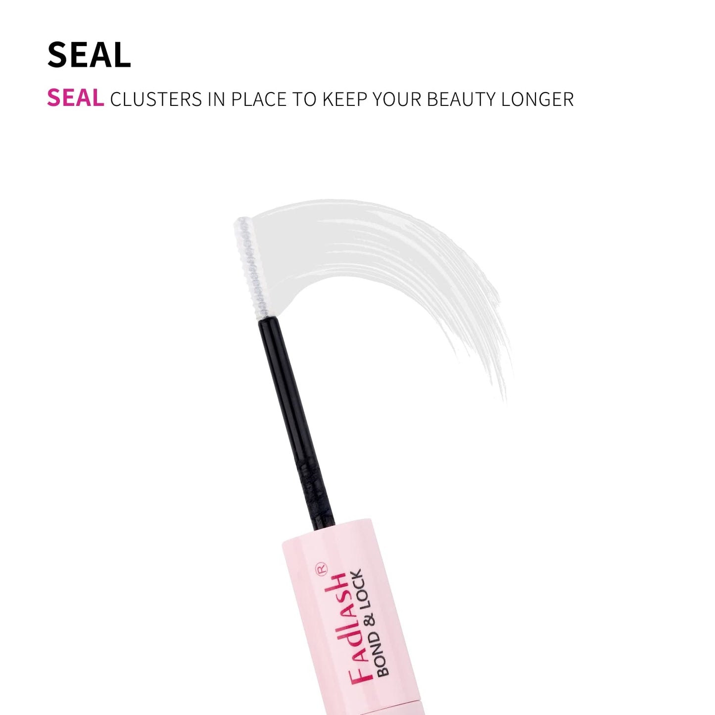 Lash Bond and Seal Cluster Lashes Glue DIY Lash Extension Kit Lash Clusters Glue Individual Lashes Strong Hold 48-72 Hours DIY Eyelash Extension Kit