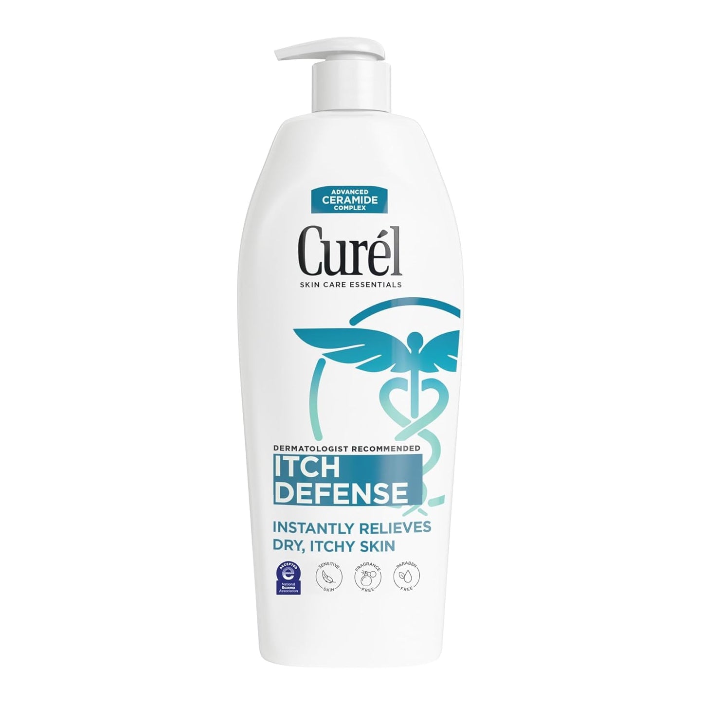 Curel Itch Defense Lotion 13 Ounce Pump (384ml) (3 Pack)