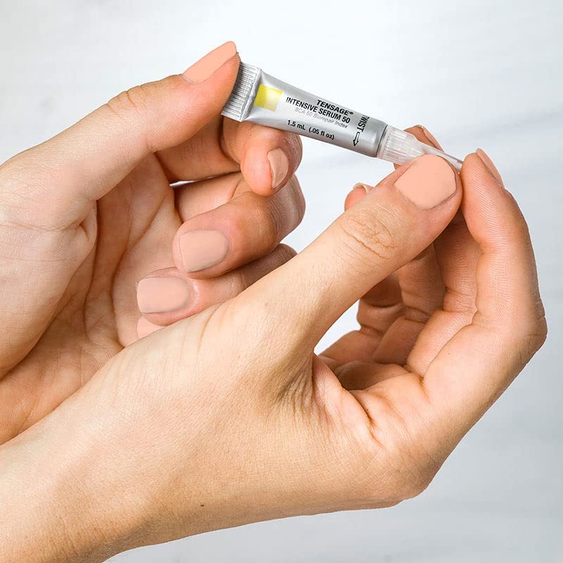 Biopelle Tensage Growth Factor Intensive Face Serum 50, Snail Mucin Serum for Face & Neck with SCA 50 Biorepair Index, Hyaluronic Acid, Peptides