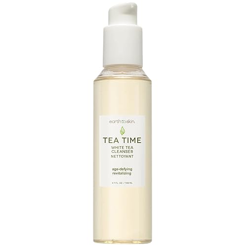 Earth To Skin Tea Time White Tea Face Cleanser - Antioxidant-Rich Daily Face Wash with Glycerin - 4.7 fl oz