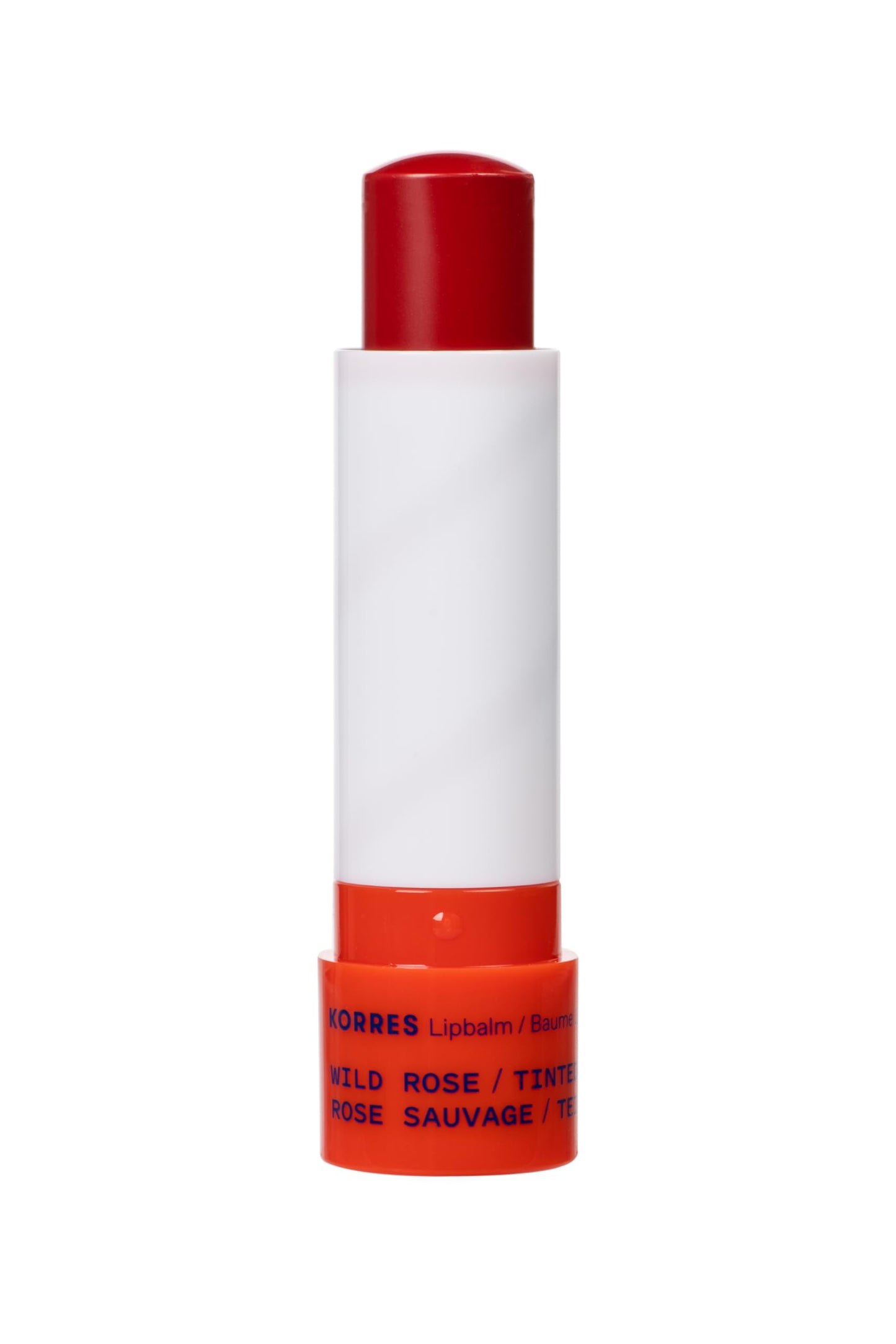 KORRES Lip Butter Stick Wild Rose Tinted Hydrating Lip Balm with Greek Hypericum Balsam Oil, Moisturizing & Subtle Tint for Soft Lips, Lip Care Beauty and Personal Care KORRES