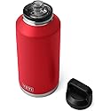 YETI Rambler 64 oz Bottle, Vacuum Insulated, Leakproof, Stainless Steel with Chug Cap, Rescue Red