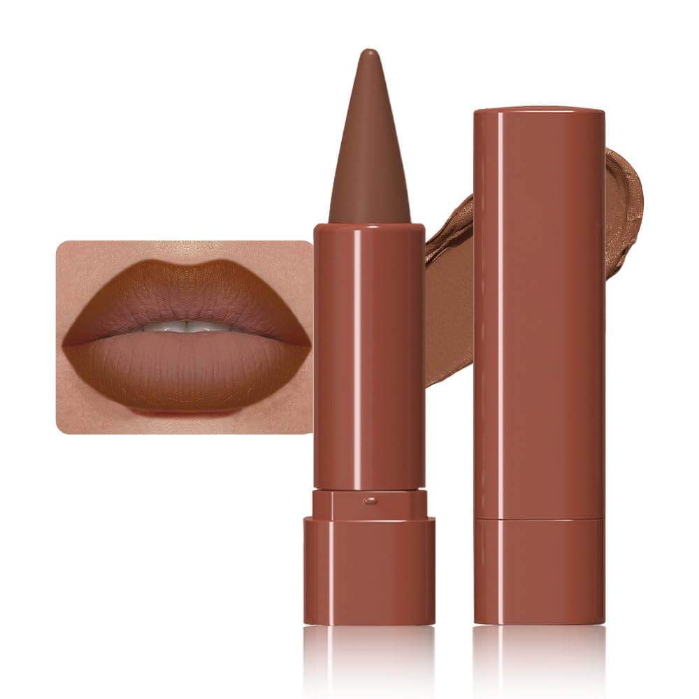 BINGBRUSH 2-in-1 Gradient Lip Liner & Lipstick Combo,Matte Longwear Waterproof Lip Pencil with Cone Tip,Smudge Proof Crayon for Flawless Ombre Beauty and Personal Care BINGBRUSH Default Title