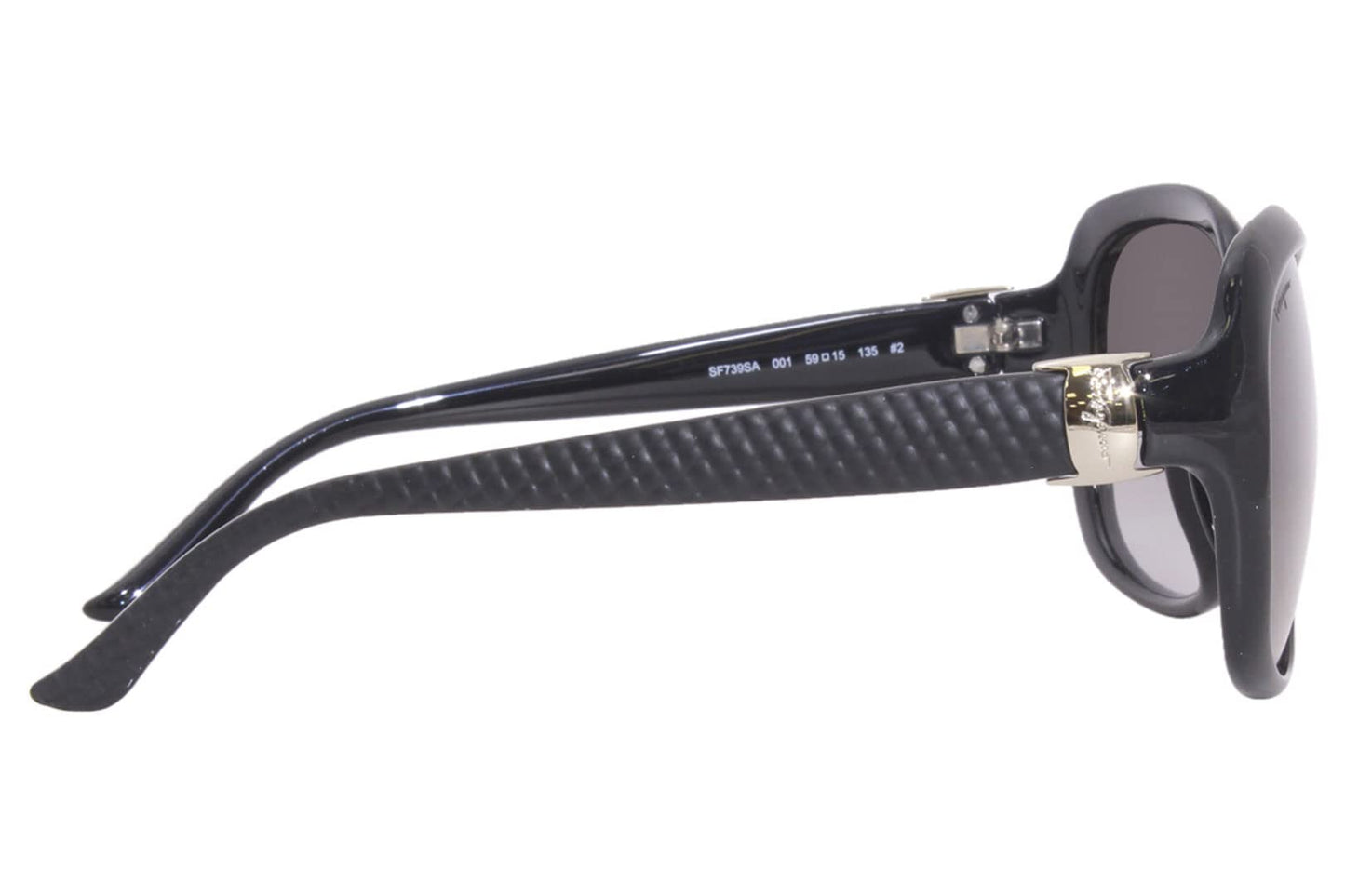 Salvatore Ferragamo Grey Gradient Rectangular Ladies Sunglasses SF739SA 001 59