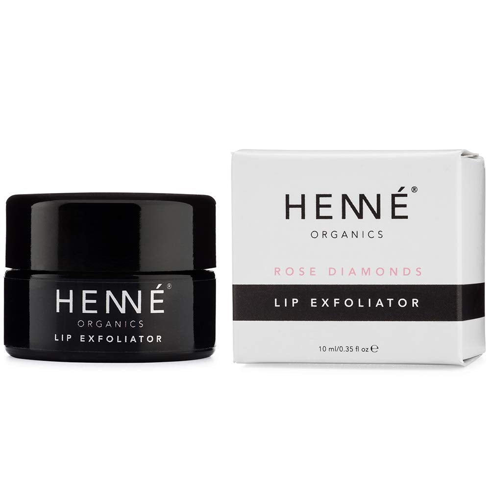 Henné Organics Lip Exfoliator - Natural and Organic Sugar Scrub - Rose Diamonds Beauty and Personal Care Hennà Organics