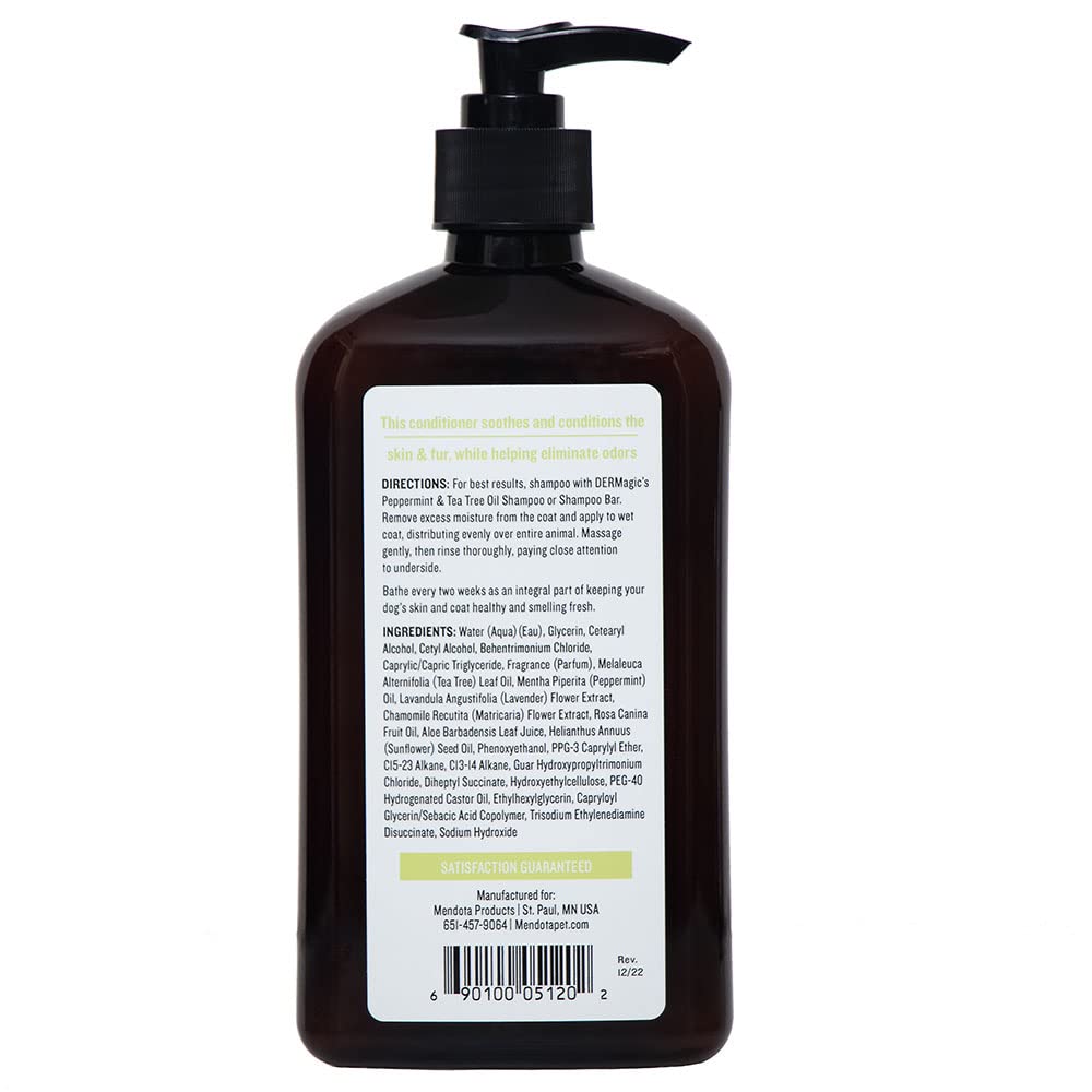 DERMagic Peppermint and Tea Tree Oil Conditioner, 18 fl oz