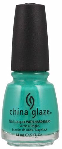 China Glaze Nail Polish, Turned Up Turquoise 1007 Beauty & Personal Care China Glaze