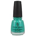 China Glaze Nail Polish, Turned Up Turquoise 1007 Beauty & Personal Care China Glaze