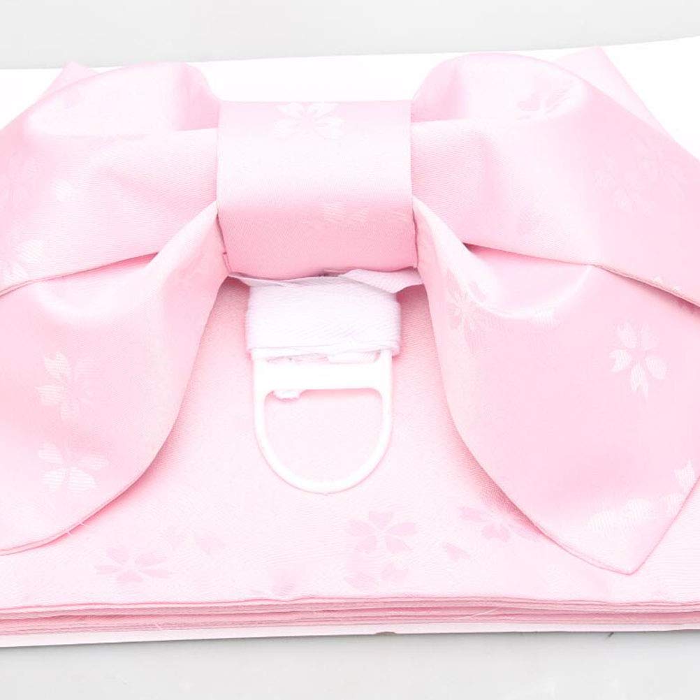 Amosfun Japanese Kimono Bow Belt Yukata for Ladies