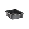 Quantum Storage Systems ESD Divider Box,22-1/2x17-1/2x6 In,Black
