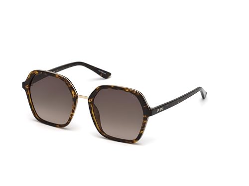 Guess sunglasses (GU-7557-S 52F) Dark Havana - Gold - Brown Gradient lenses