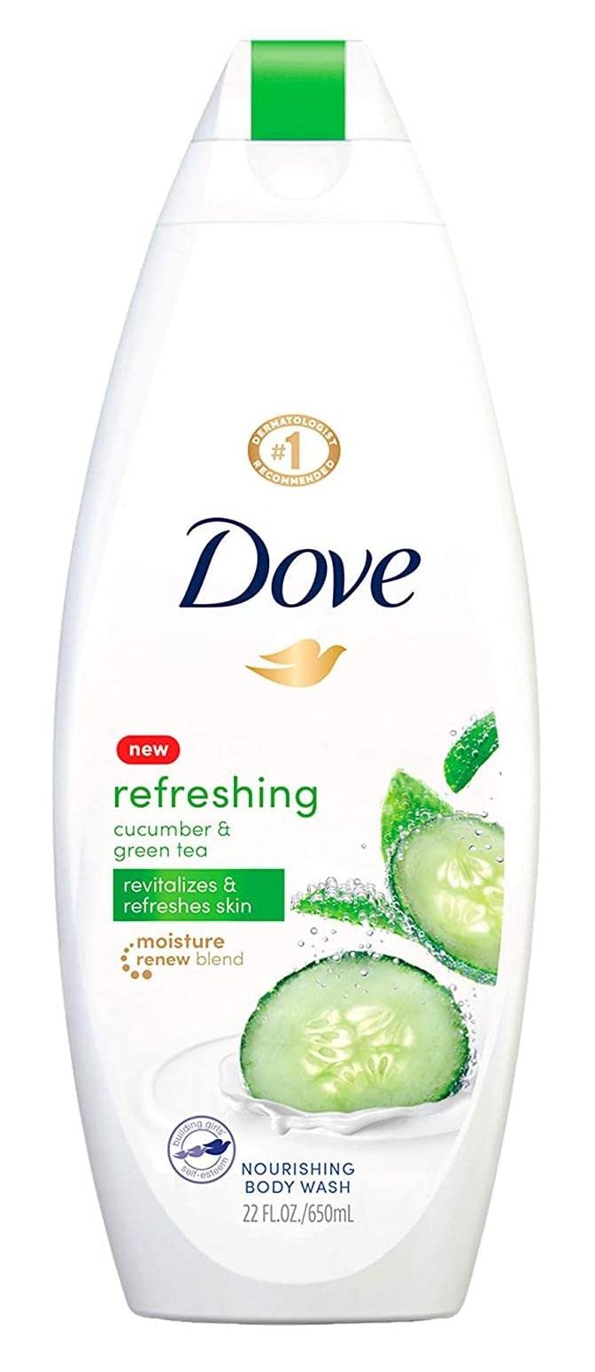 Dove go fresh Body Wash Cucumber and Green Tea 22 oz ( Pack of 6)