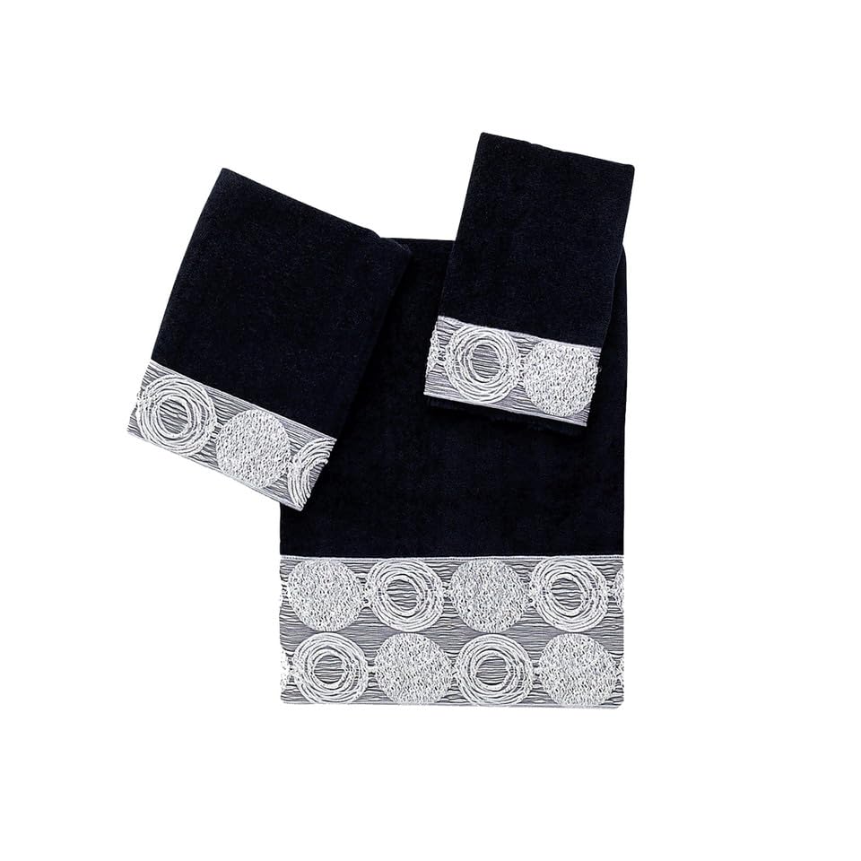 Avanti Linens Galaxy Bath Towel, Black