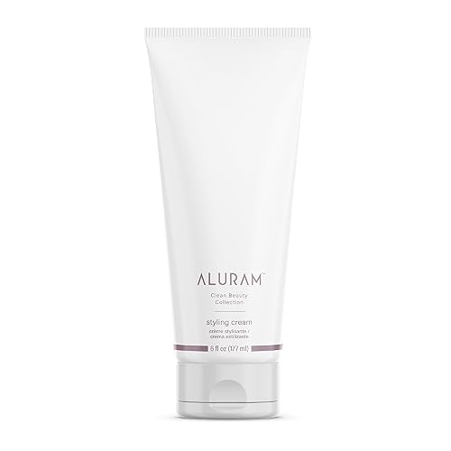 ALURAM Coconut Water Styling Cream Hydrating Pomade for All Hair Types, 6 Fl Oz