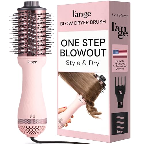L'ANGE HAIR Le Volume 2-in-1 Titanium Blow Dryer Brush | Frizz Control Blowout Hair Dryer Brush For Drying And Straightening | Volumizing Hot Air Beauty and Personal Care L'ANGE HAIR Default Title