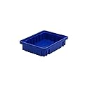Quantum DG91025BLCS Heavy-Duty Dividable Grid Storage Container for Industrial Warehouse Electronic Healthcare Supply Distribution | 11-7/8"L x…