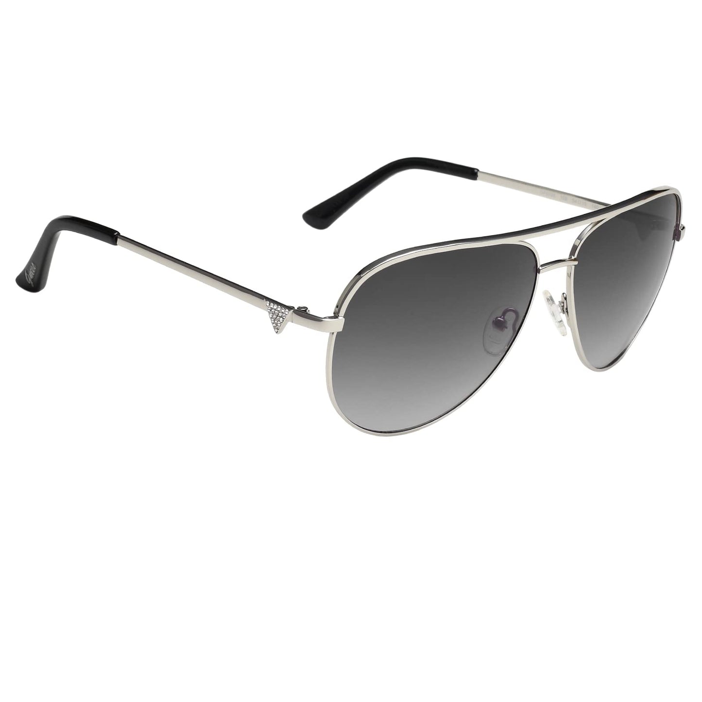 GUESS GF6098 Shiny Light Nickeltin/Gradient Smoke One Size