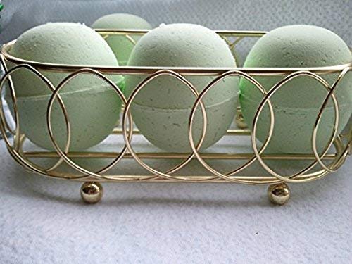 Spa Pure CUCUMBERMELON Bath Bombs: 3 Luxury XL Bath Bomb Fizzies, Natural, Organic, Handmade in The USA with Shea, Mango & Cocoa Butter, Ultra…