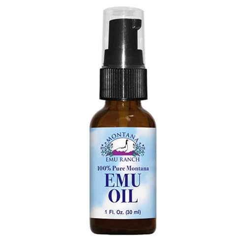100% Pure Montana Emu Oil Montana Emu Ranch Co. 1 oz Liquid