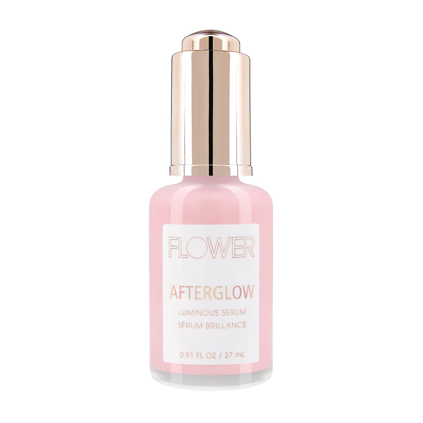 FLOWER Beauty By Drew Barrymore Afterglow Luminous Serum for Glowing Skin with Hyaluronic Acid + Niacinamide - Skin Care Facial Serum - Moisturizing +